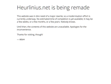 Tablet Screenshot of heurlinius.net